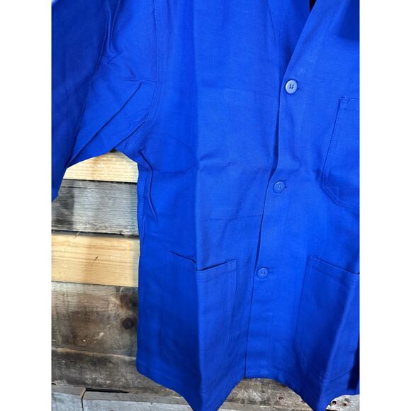 Lafodex Sanfor French Chef Chore Jacket Size T1 Blue - Picture 5 of 7